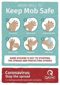 Keep Mob Safe - Hand Hygiene poster