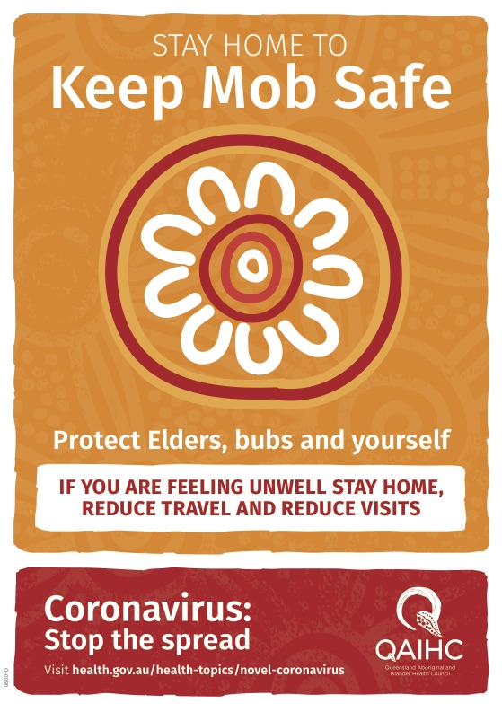 Keep Mob Safe - Stay at home poster