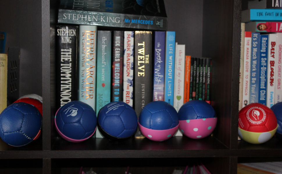 balls and books