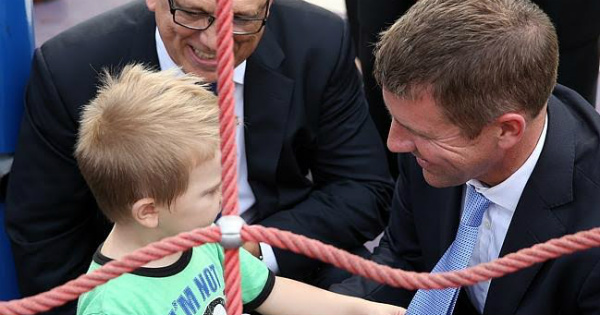 NSW Premier Mike Baird announces first rollout of NDIS in Penrith and Blue Mountains.