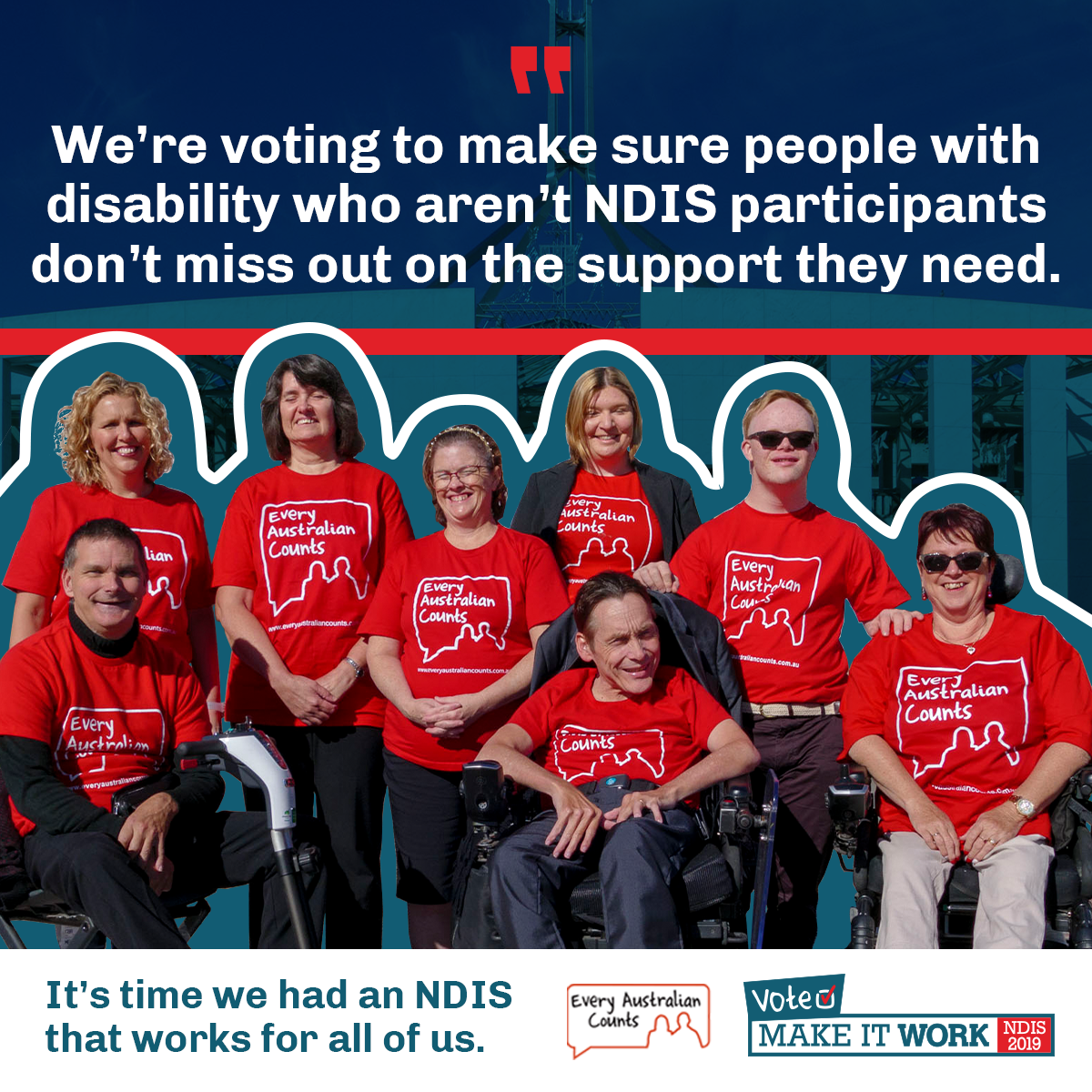 Sharegraphic - We're voting to make sure people with disability who aren't NDIS participants don't miss out on the support they need