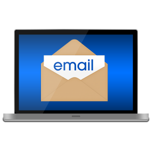 Email in laptop