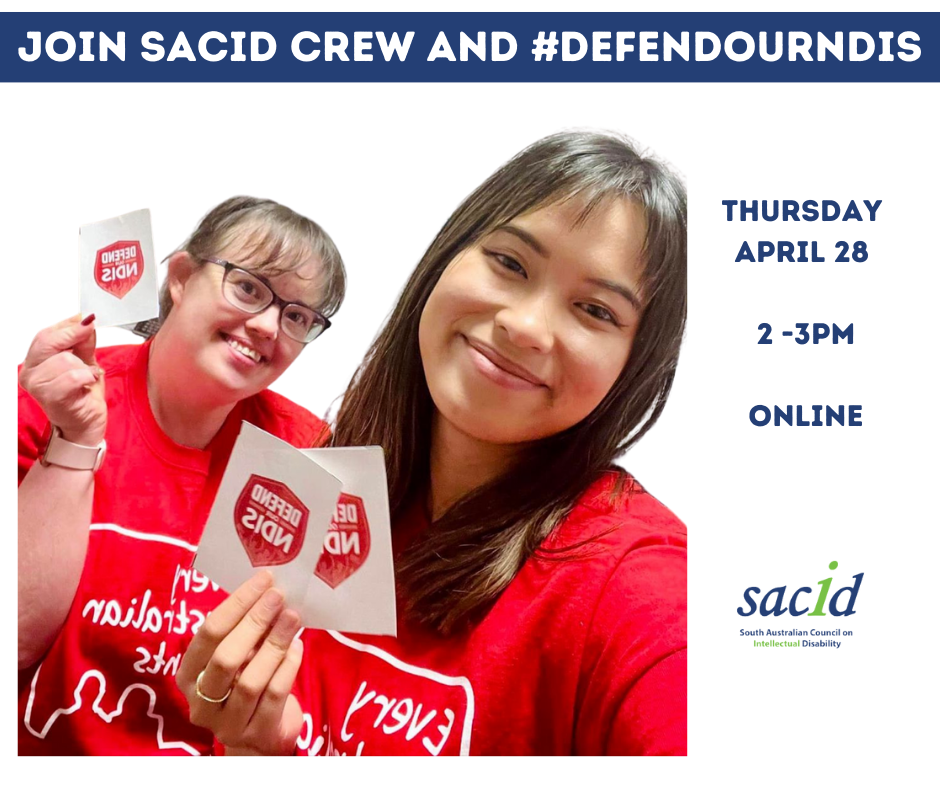 Join SACID crew and #DefendOurNDIS