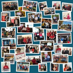 A montage of photos taken at National Day of Action events all over Australia on May 3 for Every Australian Counts.