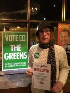 Michaela Sherwood, Greens for Hume