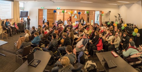 Image of crowd at My Choice Matters Event