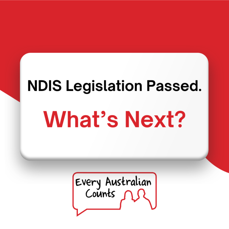 NDIS Legislation Passed What’s Next?