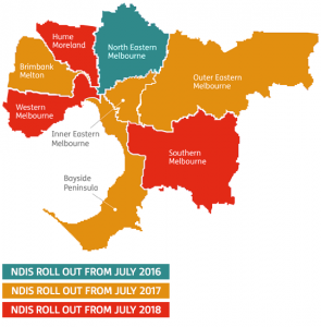 NDIS roll out in Melbourne metro regions