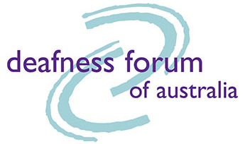 Deafness Forum of Australia logo